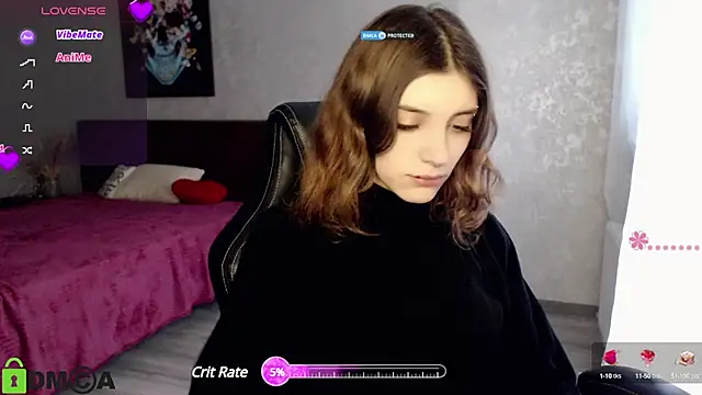 Snapshot of CherryBloom777 chatting on December 21, 7:24 am CherryBloom777 online show from December 21, 7:24 am