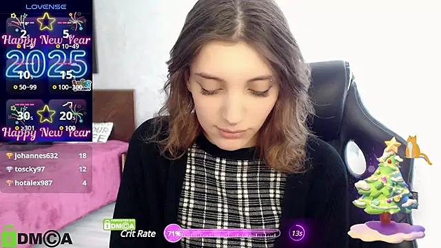 Snapshot of CherryBloom777 chatting on January 5, 10:32 am CherryBloom777 online show from January 5, 10:32 am