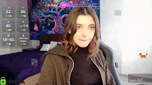 Snapshot of CherryBloom777 chatting on February 7, 8:01 am CherryBloom777 online show from February 7, 8:01 am