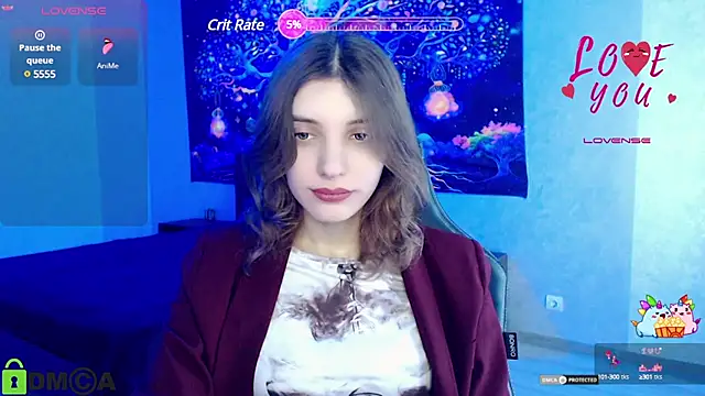 Snapshot of CherryBloom777 chatting on February 14, 7:17 am CherryBloom777 online show from February 14, 7:17 am