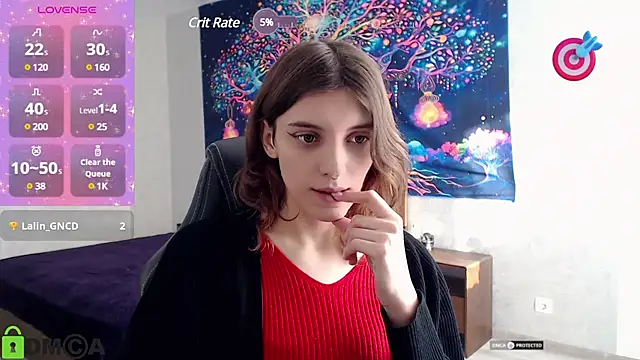 Snapshot of CherryBloom777 chatting on February 18, 7:43 am CherryBloom777 online show from February 18, 7:43 am