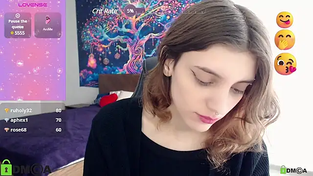 Snapshot of CherryBloom777 chatting on February 19, 10:23 am CherryBloom777 online show from February 19, 10:23 am