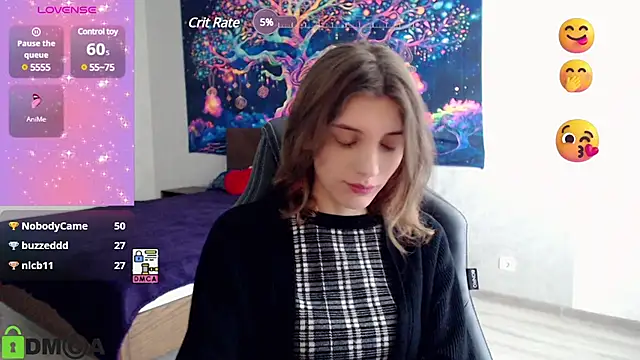 Snapshot of CherryBloom777 chatting on February 23, 11:22 am CherryBloom777 online show from February 23, 11:22 am