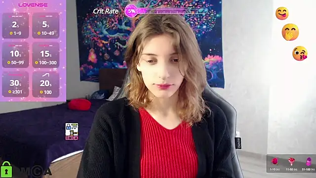 Snapshot of CherryBloom777 chatting on February 27, 11:20 am CherryBloom777 online show from February 27, 11:20 am