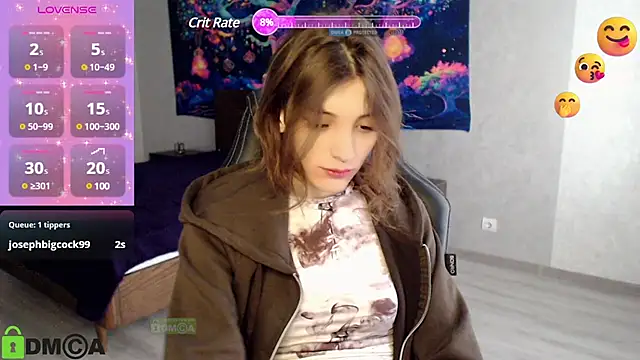 Snapshot of CherryBloom777 chatting on February 28, 10:30 am CherryBloom777 online show from February 28, 10:30 am