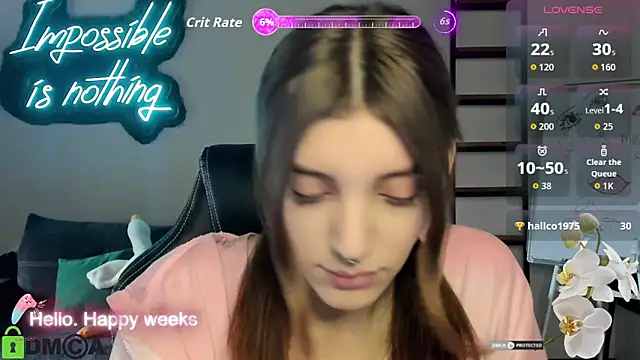 Snapshot of CherryBloom777 chatting on October 13, 6:46 am CherryBloom777 online show from October 13, 6:46 am