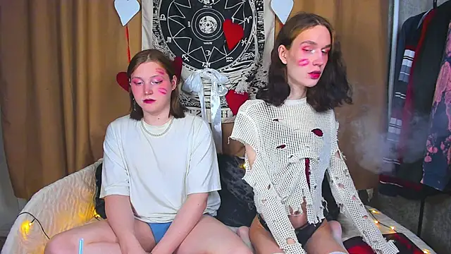 Snapshot of Calvin_and_Kevin chatting on February 15, 5:50 pm Calvin and Kevin online show from February 15, 5:50 pm