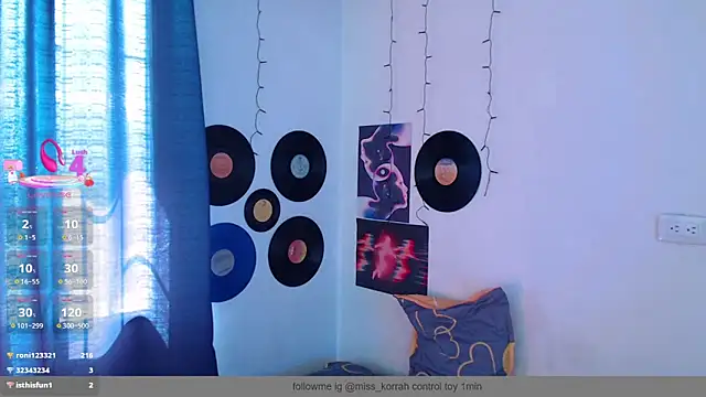 Snapshot of MissKorah chatting on March 22, 7:09 pm MissKorah online show from March 22, 7:09 pm