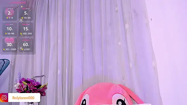 RolyLoren online show from February 8, 12:28 am