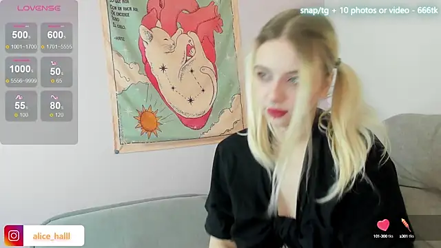 Alice Halle online show from March 4, 5:11 am