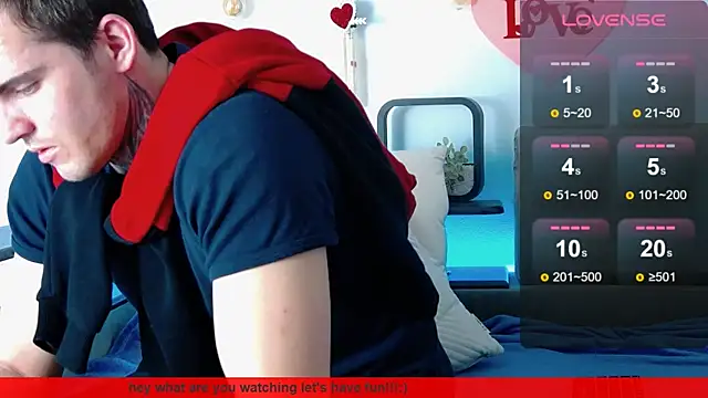 Snapshot of CarterCole chatting on February 10, 1:11 pm CarterCole online show from February 10, 1:11 pm