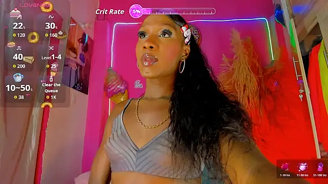 Snapshot of Dulcee_kandy chatting on July 7, 8:07 am Dulcee kandy online show from July 7, 8:07 am