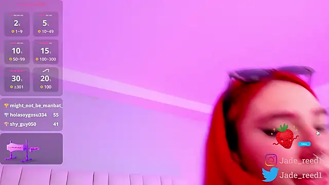 Snapshot of jade_reeed chatting on January 5, 7:17 am jade reeed online show from January 5, 7:17 am