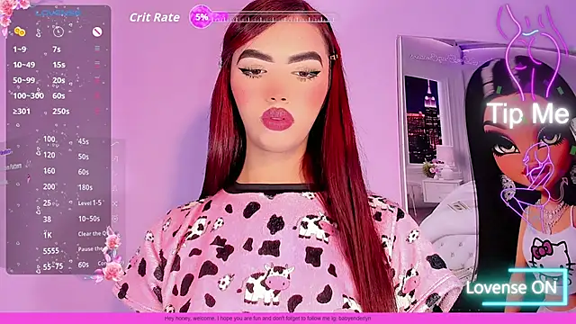 Babyenderlyn online show from November 6, 1:34 pm