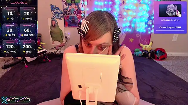 BabyZelda online show from January 31, 4:14 am