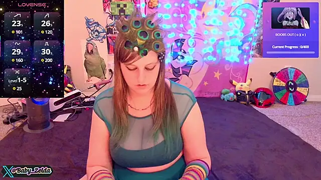 BabyZelda online show from February 5, 11:34 am