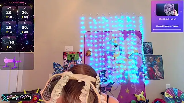 BabyZelda online show from March 8, 8:03 pm