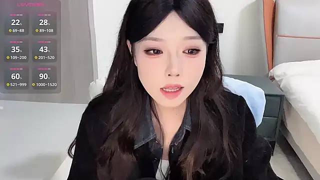 Snapshot of Q-ing chatting on January 9, 2:01 am Q-ing online show from January 9, 2:01 am