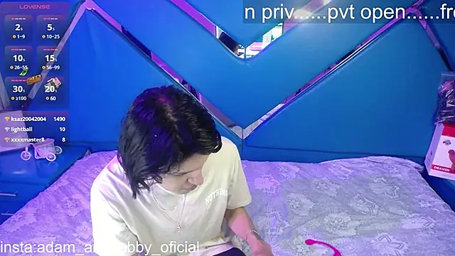 Snapshot of Adam_and_abby chatting on March 12, 1:14 am Adam and abby online show from March 12, 1:14 am