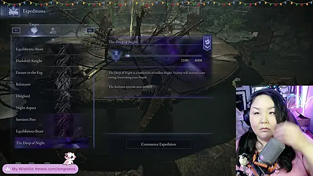 Snapshot of EmGreens chatting on December 14, 8:20 am EmGreens online show from December 14, 8:20 am