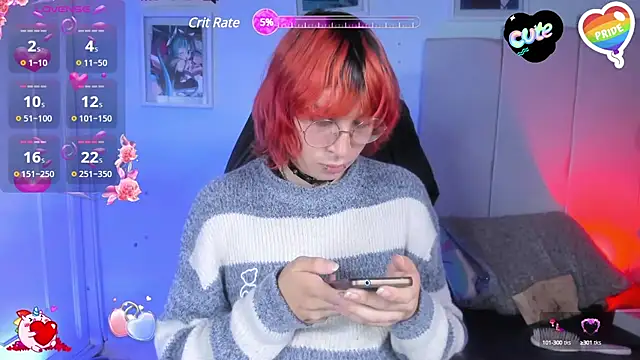 Snapshot of -kisa_ chatting on February 26, 3:10 am -kisa online show from February 26, 3:10 am