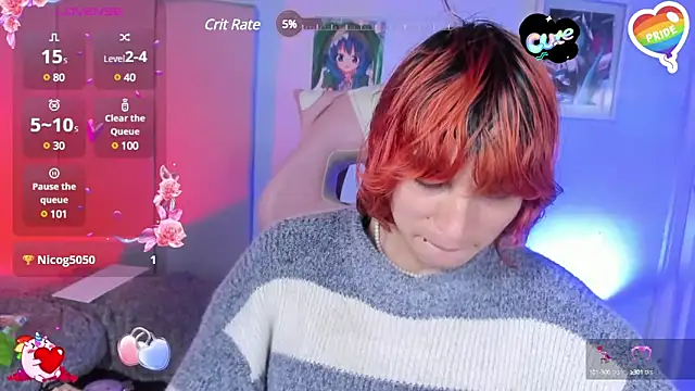 Snapshot of -kisa_ chatting on March 21, 6:49 am -kisa online show from March 21, 6:49 am