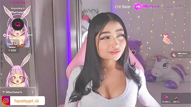 Snapshot of urfavprettygirl chatting on February 7, 6:24 am urfavprettygirl online show from February 7, 6:24 am