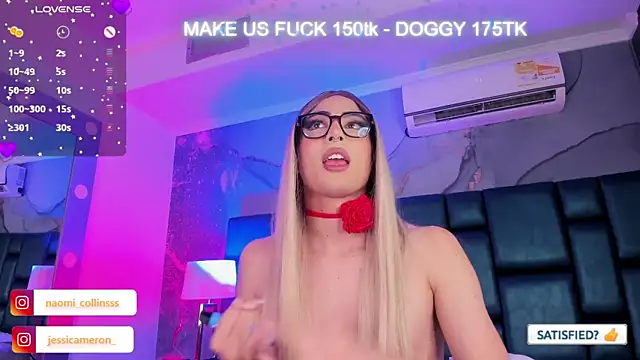Snapshot of JESSI_NAOMI chatting on December 18, 3:37 am JESSI NAOMI online show from December 18, 3:37 am