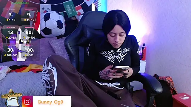 Snapshot of Bunny_O chatting on June 20, 12:58 am Bunny O online show from June 20, 12:58 am