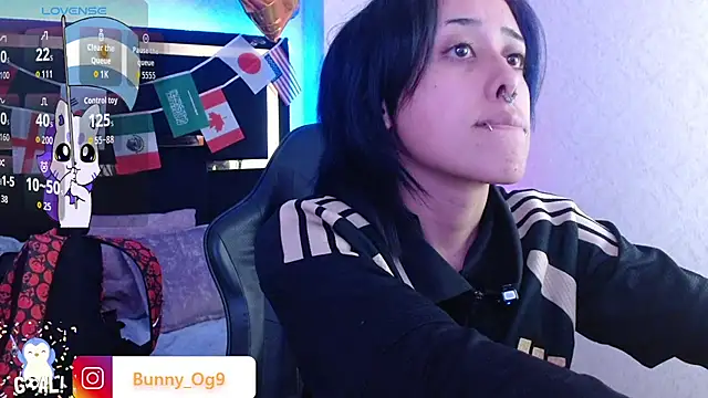 Snapshot of Bunny_O chatting on July 4, 12:06 am Bunny O online show from July 4, 12:06 am