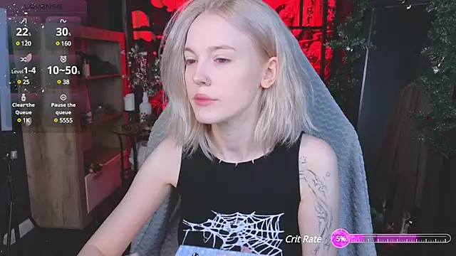 Snapshot of Crackling_Tatii chatting on December 23, 10:55 pm Crackling Tatii online show from December 23, 10:55 pm