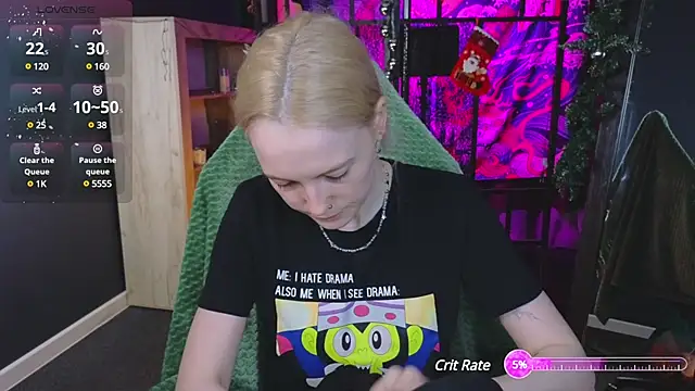 Snapshot of Crackling_Tatii chatting on December 29, 8:58 pm Crackling Tatii online show from December 29, 8:58 pm