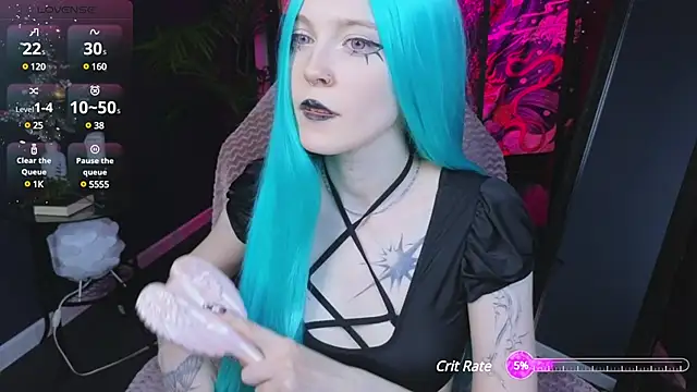 Snapshot of Crackling_Tatii chatting on February 20, 4:18 am Crackling Tatii online show from February 20, 4:18 am