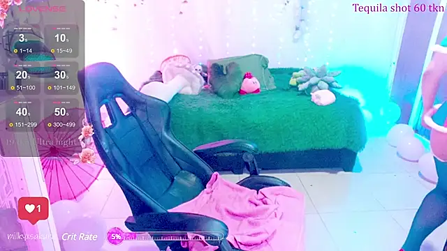 MilkyXSakura online show from February 17, 3:36 am