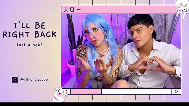 Snapshot of LilithAndJacob chatting on July 18, 12:37 am LilithAndJacob online show from July 18, 12:37 am