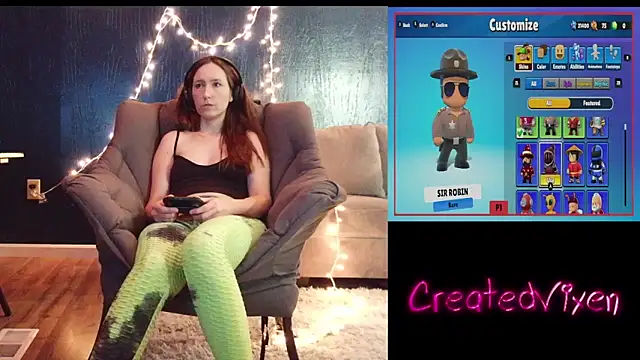 Snapshot of CreatedVixen chatting on October 20, 1:22 pm CreatedVixen online show from October 20, 1:22 pm
