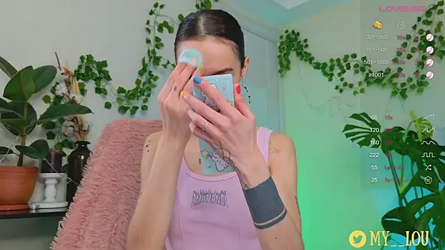 Snapshot of MyLou_ chatting on January 21, 3:21 pm MyLou online show from January 21, 3:21 pm