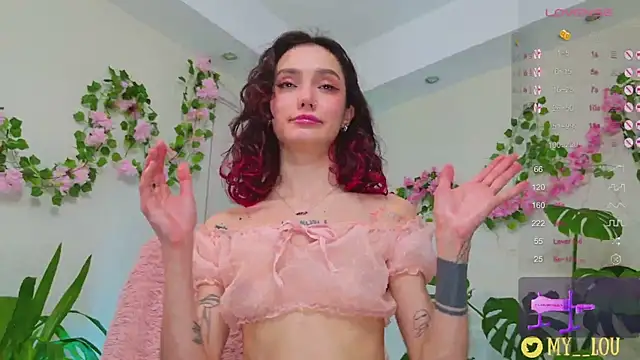 Snapshot of MyLou_ chatting on March 12, 6:44 pm MyLou online show from March 12, 6:44 pm