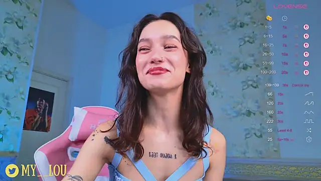 Snapshot of MyLou_ chatting on October 6, 2:14 pm MyLou online show from October 6, 2:14 pm