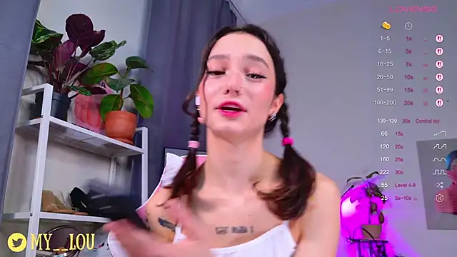 Snapshot of MyLou_ chatting on October 14, 3:13 pm MyLou online show from October 14, 3:13 pm