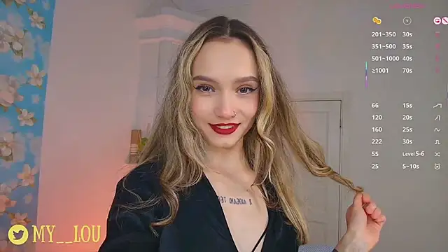 Snapshot of MyLou_ chatting on May 28, 3:20 pm MyLou online show from May 28, 3:20 pm