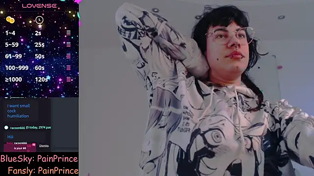 Snapshot of pain_princee chatting on February 24, 2:37 pm pain princee online show from February 24, 2:37 pm