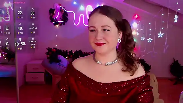 Snapshot of LizzyShine chatting on December 25, 7:34 pm LizzyShine online show from December 25, 7:34 pm