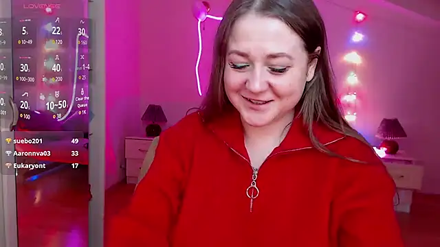 Snapshot of LizzyShine chatting on February 9, 11:25 pm LizzyShine online show from February 9, 11:25 pm