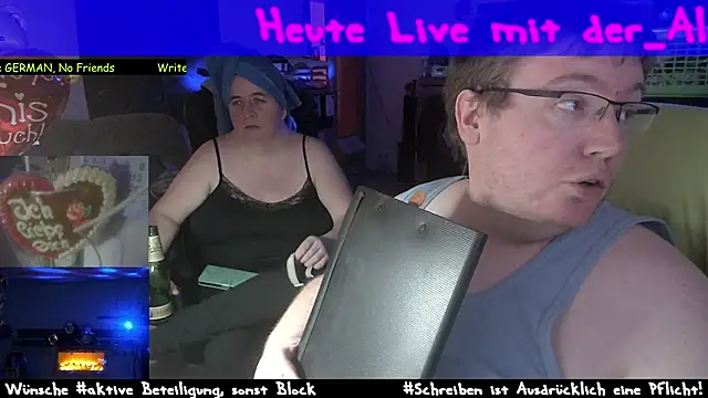 der alex38 online show from March 21, 8:08 pm