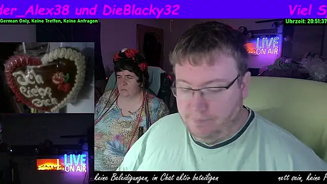 der alex38 online show from October 12, 6:51 pm