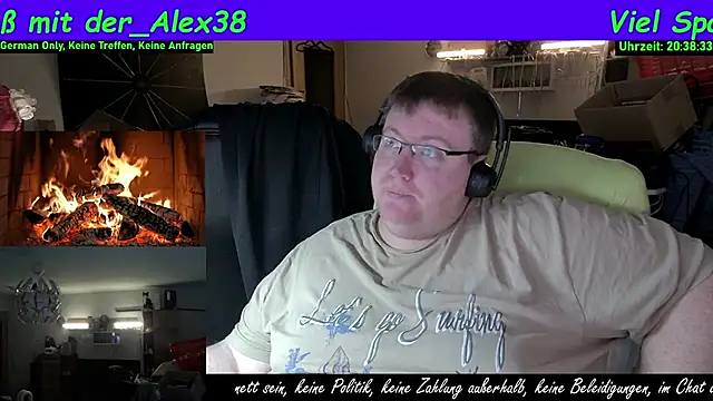 der alex38 online show from April 3, 6:39 pm