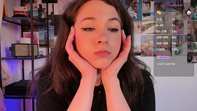 Snapshot of MonicaRocket chatting on December 11, 1:06 pm MonicaRocket online show from December 11, 1:06 pm