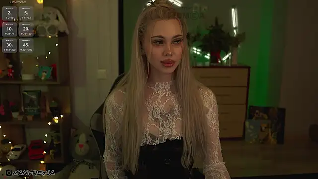 Snapshot of ManiFreyja chatting on February 6, 6:33 pm ManiFreyja online show from February 6, 6:33 pm