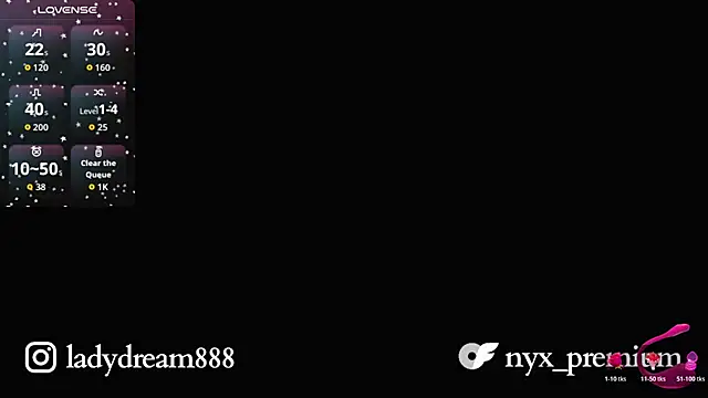 Ladydream1 online show from July 31, 1:16 am